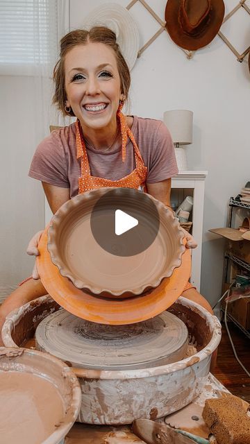 Pottery Throwing For Beginners, Pottery Wheel Ideas For Beginners, Wheel Thrown Plates, Pottery Cake Plate, Pottery Baking Dish, Pottery Throwing Ideas, Pottery Plates Wheel, Pottery Wheel Projects, Wheel Thrown Pottery Ideas