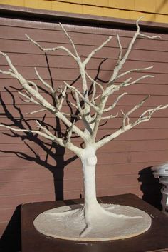 Paper Mache Recipes | Ultimate Paper Mache                              … Paper Mache Tree Diy, Paper Mache Recipe, Paper Mache Tree, Paper Mache Paste, Jewellery Tree, Paper Mache Projects, Mache Art, Paper Mache Clay, Paper Mache Sculpture