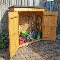 Lawnmower Storage, Wooden Storage Sheds, Lawn Mower Storage, Garden Site, Wooden Bike, Affordable Storage, Bike Store, Wooden Sheds, Bike Shed