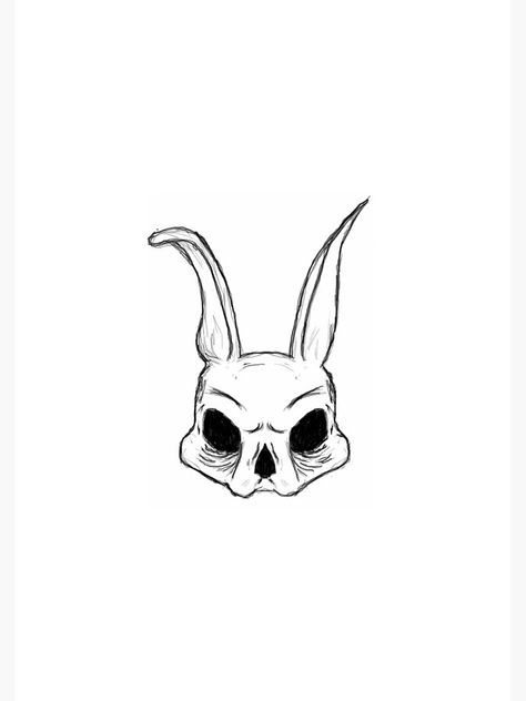 "skull bunny" Spiral Notebook by zombierapture | Redbubble Skull Bunny Tattoo, Bunny Skull Drawing, Dark Rabbit Tattoo, Goth Bunny Tattoo, Bunny Mask Tattoo, Rabbit Mask Drawing, Bunny Head Tattoo, Rabbit Skull Drawing, Bunny Skull Tattoo