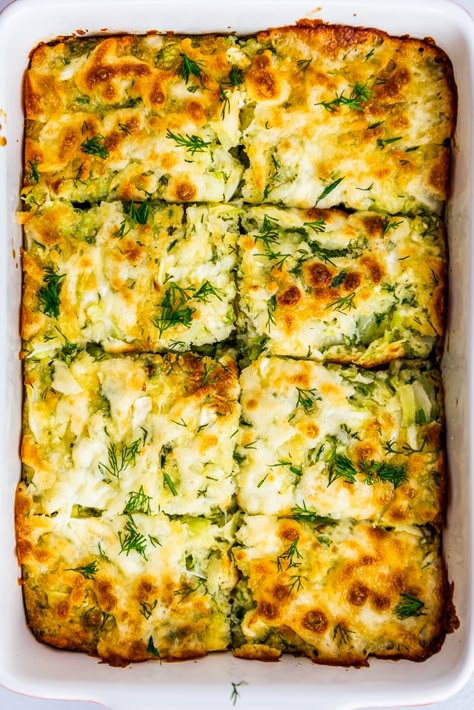 Squash And Cabbage Recipes, Cabbage Side Dish Recipes, Cheesy Cabbage Casserole, Cabbage Pie, Cheesy Cabbage, Fresh Mozzarella Recipe, Best Cabbage Recipe, Healthy Mexican Casserole, Vegetarian Casserole Recipes