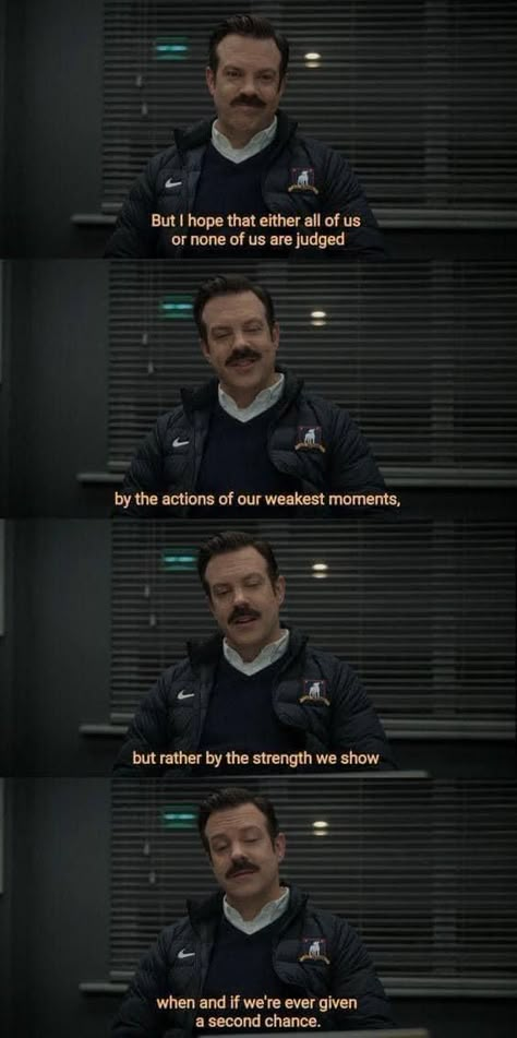 Ted Quotes, Grad Quotes, Cinema Quotes, Ted Lasso, Life Poster, Movie Lines, Tv Quotes, Favorite Words, Reminder Quotes