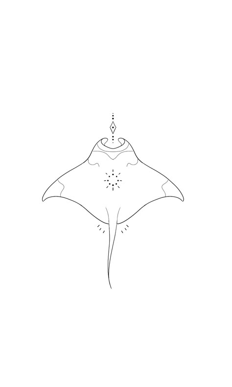 Moana Manta Ray Tattoo, Stingray Ankle Tattoo, Stingray Line Art, Tiny Manta Ray Tattoo, Manta Ray Fine Line Tattoo, Manta Ray Line Art, Fine Line Manta Ray Tattoo, Sting Ray Wallpaper, Simple Tattoo Stencils Design