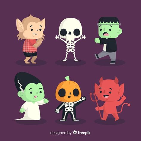 Frankenstein Illustration, Zombie Illustration, Cute Zombie, Halloween 3d, Horror Themes, Halloween 1, Character Collection, Halloween Drawings, Halloween Monster