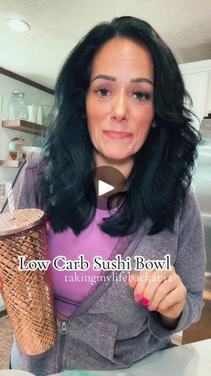 Low Carb Sushi Bowl, Tuna Sushi Bowl, Tonya Spanglo, Low Carb Sushi, Avocado Mayo, Healthy Sushi, Seaweed Wrap, Nutrisystem Recipes, Tuna Sushi