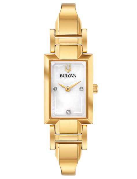 Bulova Watches Women, Timepiece Design, Bulova Watches, Watches Women, Stainless Steel Bangles, Watch Women, Rose Gold Case, Jewelry Clasps, Gold Bangle Bracelet