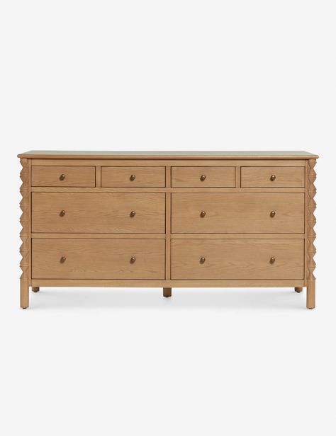 Barndominium Layout, Dressers Bedroom, Classic Dresser, Narrow Dresser, Transitional Dresser, Burled Wood Furniture, Furniture Dresser, Storage Dresser, 8 Drawer Dresser