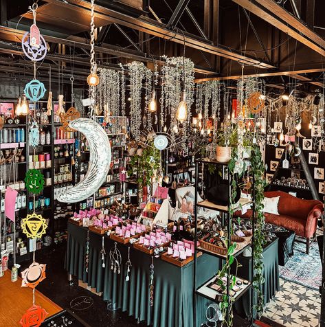 A little reminder to look up when you enter our shop. The ceiling is bejeweled with tons of sun catchers, bells and chimes, and depending on the time of year, greenery and flowers. The Ceiling, Sun Catcher, Looking Up, Instagram A, To Look, That Look, Ceiling, Sun, Flowers