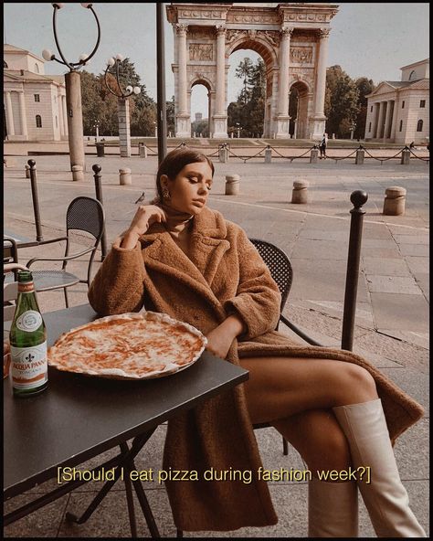 Nima Benati on Instagram: “Fashion pizza 🍕✨😜@imperialfashion #coolcliché #ad” Nima Benati, Which Witch, Cold Outfits, Eat Pizza, Outdoor Fashion, Cool Jackets, Milan, Persona, That Look