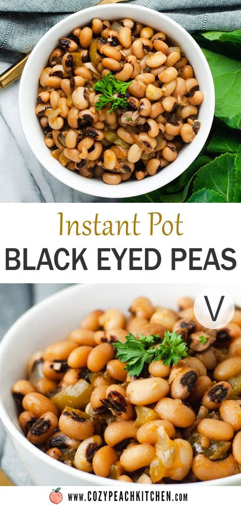 Vegan Blackeye Pea Recipes, Blackeyed Pea Recipes Vegan, Protein Beans, Wfpb Vegan, Bean Salads, Cajun Spices, Chipotle Powder, Black Eyed Peas Recipe, Vegan Instant Pot