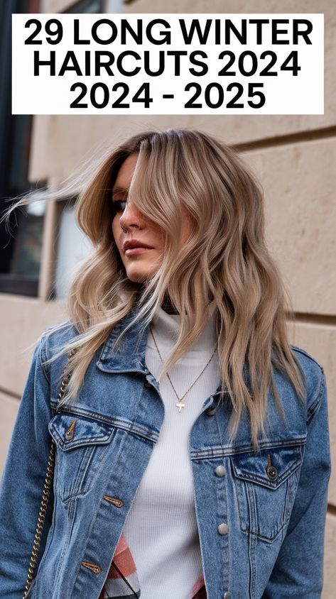 29 Long Winter Haircuts for 2024-2025 to Keep You Stylish Haircut Trends 2024 Women, 2025 Haircut Trends For Women, Haircut 2024 Trends Women, Hair Trends 2024 Haircuts Women, Mid Length Hair With Layers Round Face, Scandinavian Hair, Winter Haircut, Long Hair 50, Hair Glaze