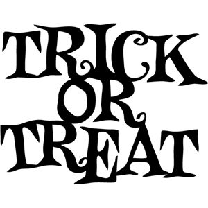 Silhouette Design Store - View Design #33127: trick or treat title Trick Or Treat Svg, Silhouette Online Store, Silhouette Template, Silhouette Design Store, Silhouette Design, Cut Design, Im In Love, Design Store, Fall Halloween