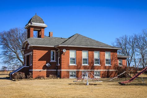 school converted to home by DIGITAL IDIOT, via Flickr School Converted To Home, Barn Conversion Interiors, Barn Conversion, School Building, Vintage School, Home Renovation, Gazebo, Old School, Sweet Home