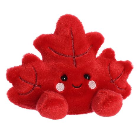 Fall Maple Leaf is the Palm Pals embodiment of autumns splendor. With a plush red body and charmingly stitched leaf patterns, this little buddy carries the essence of fall wherever he goes. His rosy cheeks and joyful eyes invite you to play in the fallen leaves and enjoy the crisp air of change. As the seasons turn, Fall Maple Leaf reminds you to embrace transformation with the same grace that he does. Whether its a cool breeze or a warm embrace, hes a soft, cuddly celebration of all things fall Palm Pals, Jellycat Stuffed Animals, Leaf Patterns, Cute Stuffed Animals, Cute Characters, Leaf Pattern, Easter Spring, Maple Leaf, Fall Halloween