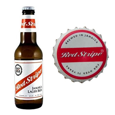 Red Stripe Beer, Beer Logo, Lager Beer, Red Stripe, Craft Beer, Art Classes, Beer Bottle, Beer, Stripes