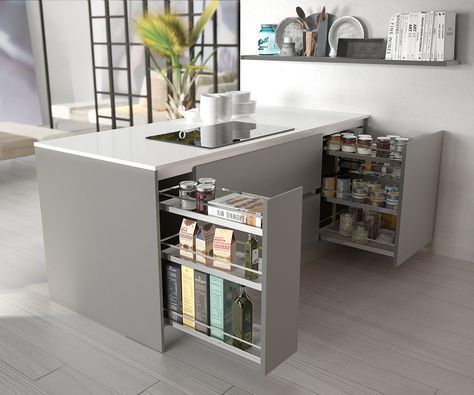 Cabinet Pullouts, Diy Kitchen Storage, Modern Kitchen Cabinets, Kitchen Models, Kitchen Room Design, Ideas Casa, Kitchen Cabinet Design, Kitchen Cupboards, Kitchen Wall Decor