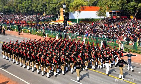 The NCC girls contingent marches on Rajpath during 2019 Republic Day Parade in New Delhi, on Jan 26, 2019. Ncc Day Photo, Ncc Cadet Quotes, Ncc Cadet Wallpaper, Ncc Day, Ncc Cadet, National Cadet Corps, Republic Day Parade, Army Wallpapers, Maharana Pratap