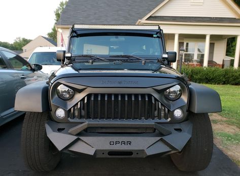 Jeep Wrangler Upgrades, Jeep Wrangler Grill, Jeep Wranger, Jk Aesthetic, Jeep Zj, Jeep Things, 2009 Jeep Wrangler, White Jeep, Custom Grill