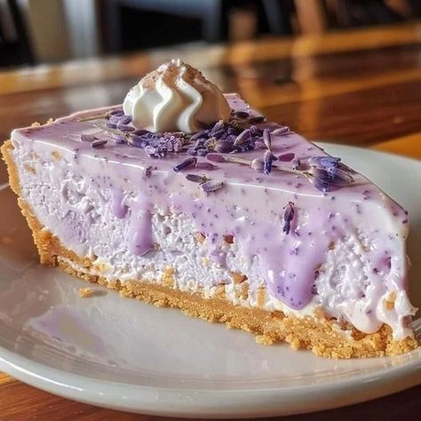 Honey Lavender Cheesecake Recipe | Sweet & Floral - optimal recipes Honey Lavender Cheesecake, Lavender Cheesecake Recipe, Lavender Cheesecake, Optimal Recipes, Lavender Ideas, Learn To Bake, Banana Chia Pudding, Honey Lavender, Desserts Ideas