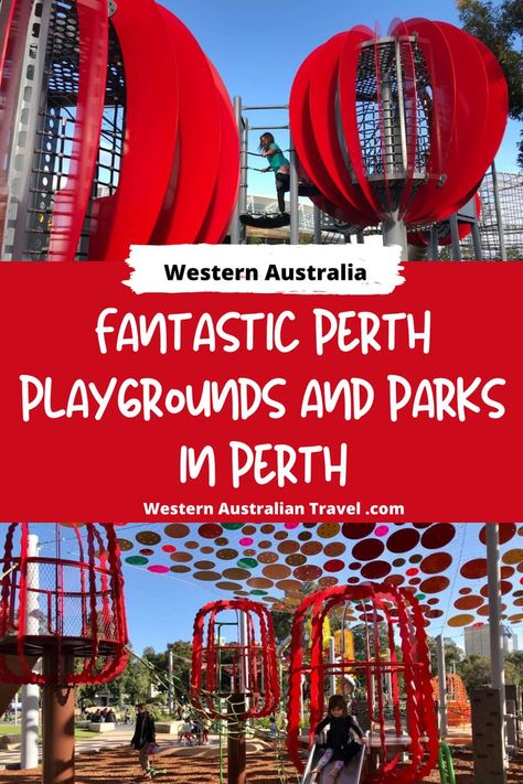 If you are traveling with children you know how important it is to find a good playground for the kids. We love sharing our insider knowledge of our home city with you so that you can decide what is best to do and see for your family. So dive in, here we explore the best Perth playgrounds and parks! #perth #australia #westernaustralia #familytravel Perth Itinerary, Family Friendly Vacation Destinations, Perth Travel, Traveling With Children, Perth Scotland, Australia Trip, Australia Itinerary, Scrapbook Cover, Australia Travel Guide