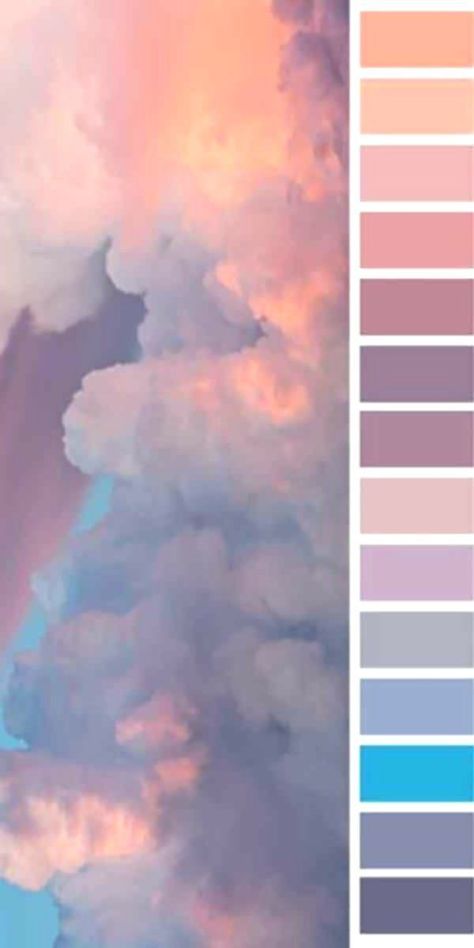 Beautiful and oversized color palette full of sky hues | Pastel colour palette, Color palette challenge, Color palette Color Palette Challenge, Color Schemes Colour Palettes, Palette Art, Hue Color, Pastel Decor, Pastel Colour Palette, Color Palate, Color Palette Design, Aesthetic Colors