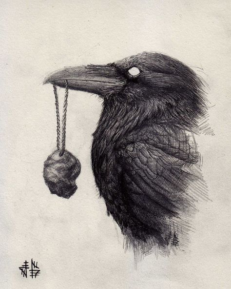 Crow raven sketch pencil Crow Sketch, Black Crow Tattoos, Crow Drawing, Biro Drawing, Fantasy Statue, Crows Drawing, Crow Painting, Drawing Ideas List, A Crow