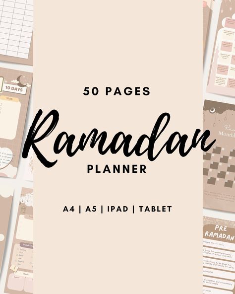 Excited to share the latest addition to my #etsy shop: Undated Ramadan Printable Planner Bundle, Ramadan Checklist, Brown Muslim Planner, Ramadan Planner PDF, Muslim Daily Planner Ramadan Log https://etsy.me/3YZpyiu #widespacedesign Muslim Daily Planner, Ramadan Checklist, Planner Ramadan, Muslim Planner, Ramadan Planner, Islamic Calendar, Book Log, Planner Pdf, Islamic Design