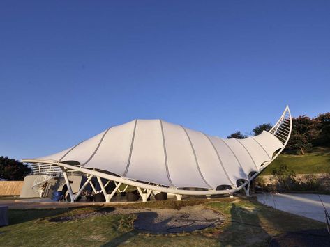 Hotel Project Architecture, Mountain Refuge, Fabric Architecture, Art Structure, Paintball Field, Membrane Structure, Art Hotel, Tensile Structures, Yunnan China