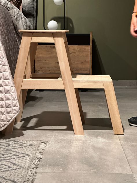 ➣ Our product is ready for use. It does not require assembly. ➣ Our wooden stools are our own production. ➣ It is produced in accordance with standards. ➣ It has TSE EN 131 and CE quality certificates. ➣ It is produced using first quality lumber.  ➣ Stool ladder is produced as a fixed design. It's suitable for multipurpose usage. Its height is 55 cm. ➣ Maximum loading capacity is 135 kgs. ➣ The stool can easily be used as a small side table or bedside table. ➣ You can contact me for your bulk orders. Discover the perfect balance of nature and craftsmanship with our artisan-crafted wooden stool. This exquisite piece seamlessly blends the warmth of natural wood with the artistry of skilled hands, creating a harmonious fusion that transcends trends. Each stool is a testament to the beauty fou Ladder For Kitchen, Balance Of Nature, Kitchen Step Stool, Coffee Stand, Kitchen Stool, Kids Stool, Coffee Stands, Wooden Stool, Small Side Table