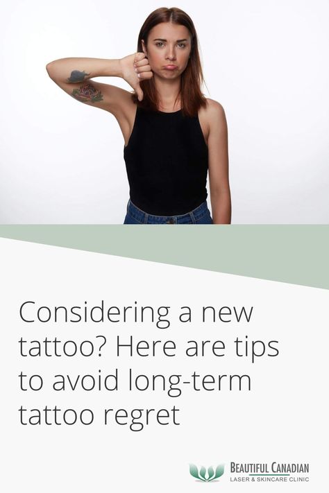 Considering a New Tattoo? Avoid Tattoo Regret With These Tips Fat People Tattoos, Tattoo Regret, Ink Patterns, No Regrets Tattoo, Tattoo Test, Body Diagram, The Nerve, Fat Removal, New Tattoo