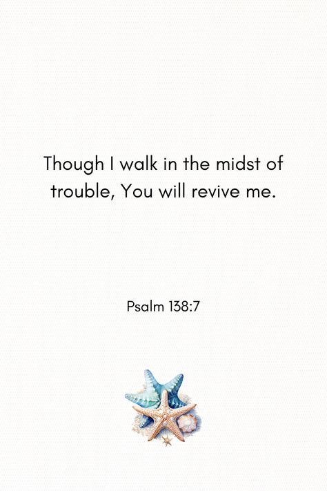 Find strength in Psalm 138:7 🌟 Embrace courage and motivation with this powerful Bible verse about life 💪✨ Perfect for your Bible verse wallpaper aesthetic!📖 #BibleQuotes #Scripture Bible Verses For Self Healing, Bible Verse For Mental Strength, Protection Scriptures Bible Verses, Bible Verses About Healing Strength, Powerful Bible Verses Wallpaper, Bible Verses About Strength And Courage, Self Worth Bible Verses, Verses About Strength Hard Times, Powerful Bible Verses Strength