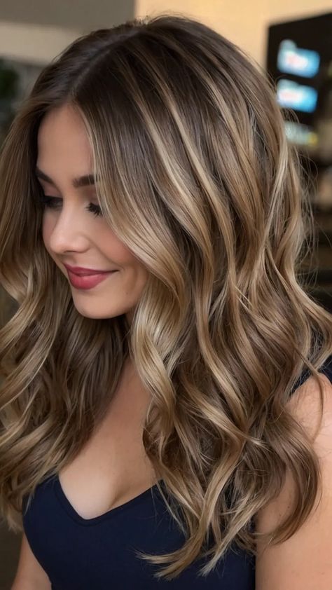 Fall for These 15 Hair Color Ideas: Brunettes, Blondes, and Beyond! - Cheerful Talks Hair Color From Blonde To Brunette, Balayage Hair Blonde To Brown, Dark Blond Hairstyles, Highlight For Brunettes, Light Brown Hair For Fall, Fall Blonde Brown Hair Color, Brown Hair Lots Of Blonde Highlights, Hair Cut And Color Trends, Brunette With Blonde Hair