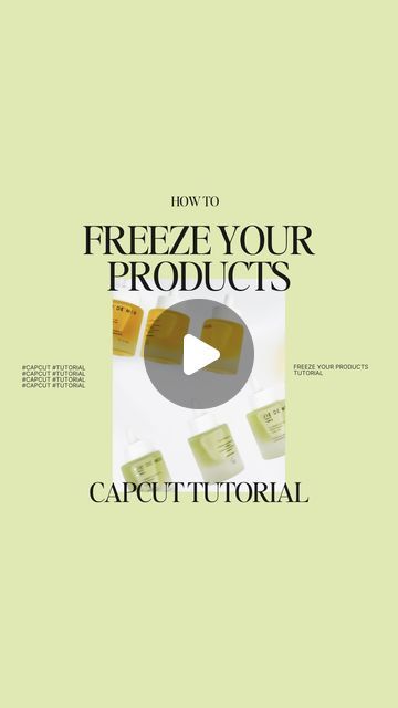 Creative2 #digitalbeautyagency on Instagram: "Create dynamic motion in your product reels with this easy CapCut freeze tutorial! 🎬

Here’s a simple CapCut tutorial to get your products rolling in style. We used one of our favourite skincare brands @viedemerus ✨

1️⃣ Start by filming your products rolling in opposite directions. 
2️⃣ At the desired moment, pause and hit ‘freeze’ to lock the product’s position.
3️⃣ Drag this frozen clip to the start as an overlay over the original video.
4️⃣ Split and adjust the length of the overlay so it perfectly matches the underlying video.
5️⃣ Select ‘remove background’ followed by ‘custom removal’ to isolate your product from its backdrop.
6️⃣ Use the quick brush tool to meticulously erase any remaining background around the product.
7️⃣ Apply this t Product Reels, Capcut Video, Reel Video, Skincare Brands, Favorite Skincare Products, Original Video, Brand Strategy, Social Media Tips, The Start