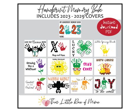 Handprint Memory Book, Back To School Handprint Art, School Art Activities, Document Frame, Computer Paper, Kid Craft, Art Activity, Binder Folder, Diy Crafts For Kids Easy