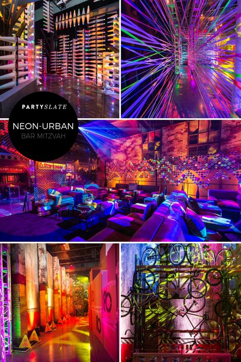 Fortune Teller Ball, Basketball Bar Mitzvah, Graffiti Party, Urban Party, Urban Bar, Neon Graffiti, Dillon Francis, Event Entrance, Disposable Cameras