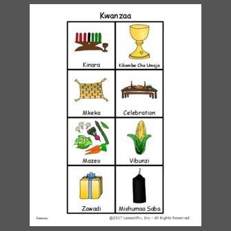 Kwanzaa Symbol Cards Kwanzaa, Preschool Ideas, Picture Cards, Social Studies, Lesson Plans, Colorful Backgrounds, Preschool, The Creator, How To Plan