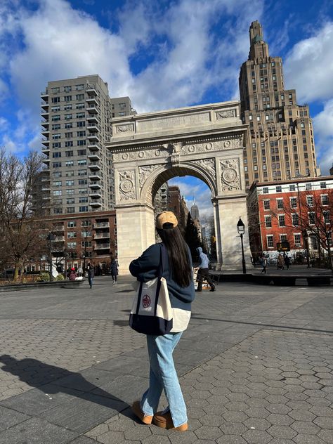 WASHINGTON SQUARE PARK NYC, UGG OUTFIT TRADER JOES, TOTE BAG, WINTER FALL CASUAL OUTFIT Nyc Winter Outfits Uggs, Trader Joes Tote Bag Outfit, Trader Joe’s Tote Bag, Washington Square Park Nyc, Nyc Vibes, Tote Bag Outfit, Nyc Winter Outfits, Nyc Winter, Washington Square Park