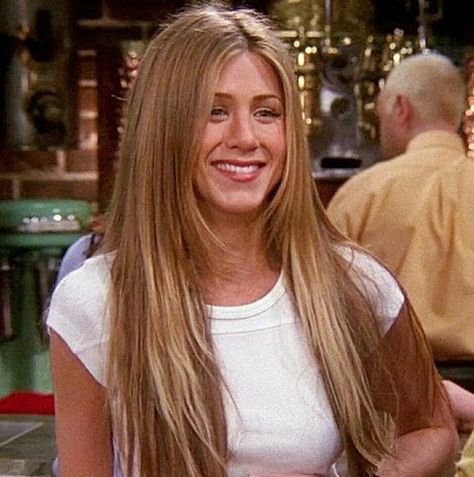 Long hair Rachel Green Hair, Rachel Friends, Hair Layers, Jennifer Aniston Hair, Jenifer Aniston, Jen Aniston, Hair Idea, Rachel Green, Brown Blonde Hair