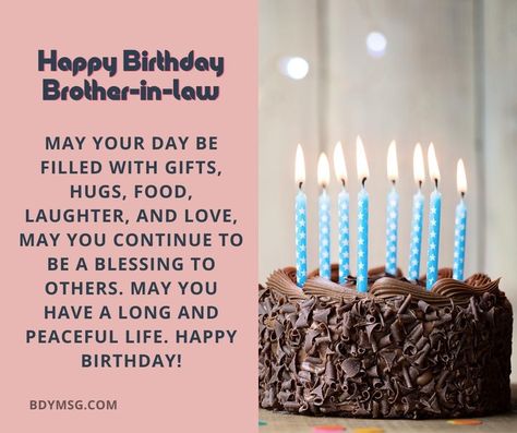 55 Best Happy Birthday Wishes For Brother-in-law - BDYMSG Happy Bday Brother In Law, Happy Birthday Brother-in-law Wishes, Happy Birthday Brother In Law Quotes, Happy Birthday To Brother In Law, Birthday Card For Brother In Law, Birthday For Brother In Law, Happy Birthday Brother In Law Blessing, Happy Birthday Brother In Law Funny, Birthday Wishes For Brother In Law