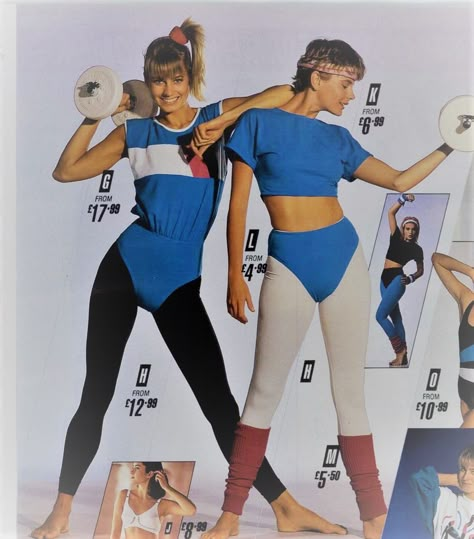 1980s Dance Outfit, 80s Jazzercise Outfits, 80s Exercise Outfit, 80s Fitness Outfit, 80s Dancewear, 80s Workout Outfit For Women, 80s Poses, 80s Workout Aesthetic, 90s Workout Outfit