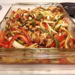 Oven Baked Chicken Fajita Healthy Baked Chicken Recipes, Oven Baked Fajitas, Heart Healthy Chicken Recipes, Baked Fajitas, Baked Chicken Fajitas, Healthy Baked Chicken, Chicken Heart, Healthy Baked, Fajita Recipe