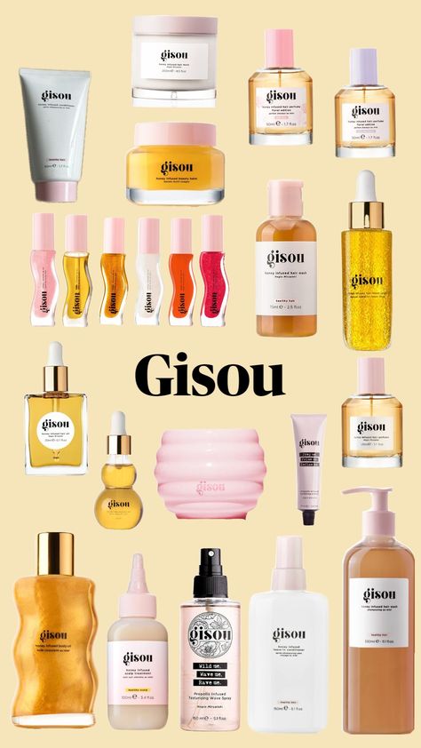 Gisou 🍯✨️ #gisou #honey #lipoil #foryou #shufflefyp Gisou Review, Gisou Set, Gisou Hair Perfume, Gift Ideas Makeup, Gisou Aesthetic, Preppy Birthday Gifts, Mama Hair, Mode Turban, Hair Perfume