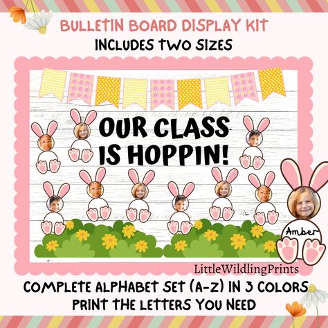 April Bulletin Board Ideas For Toddlers, Easter Classroom Door, Easter Bulletin Board, April Bulletin Boards, Easter Bulletin Boards, Banner Pictures, Classroom Door Decor, Easter Classroom, Superhero Teacher