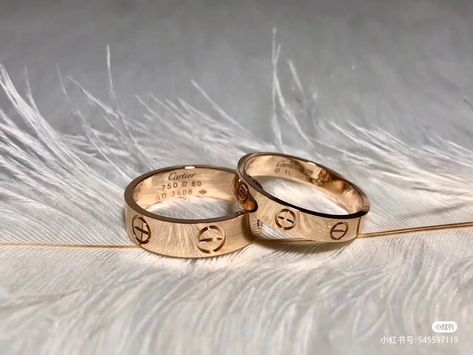 Cartier Couple Ring, Cartier Wedding Bands, Cartier Wedding Rings, Elf Jewelry, Money Rings, Wedding Rings Sets His And Hers, خواتم خطوبة, Couple Bands, Cartier Love Ring