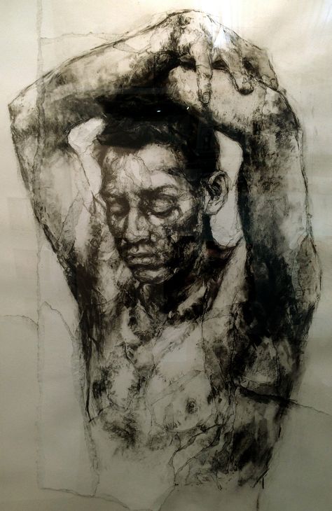 Alison Lambert Art, Charcoal Drawing Tips, Alison Lambert, Human Figure Artists, Gcse Art Sketchbook Charcoal, Alison Lambert Charcoal, Higher Art Expressive Folio Portraiture, Charcoal Expressionism, Experimental Charcoal Drawing