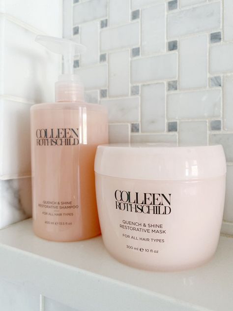 Sharing my favorite Colleen Rothschild hair and skin care products. Colleen Rothschild Hair Mask, Luxury Hair Care Products, Wet Hair Overnight, Life On Cedar Lane, Luxury Hair Care, Spa Time, Hair And Skin Care, Mudroom Decor, Transitional Furniture