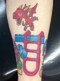 Maplestory tattoo. Gotta admit. It's kawaii af. Maplestory Tattoo, Tattoo Ideas, Piercings, Tattoos, Funny, Kawaii