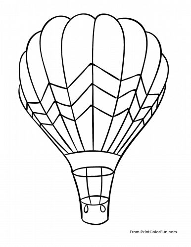 Hot air balloon with lines coloring page - Print. Color. Fun! Hot Air Balloon Coloring Pages, Balloon Coloring Pages, Hot Air Balloon Drawing, Hot Air Balloon Clipart, Balloon Clipart, Vintage Hot Air Balloon, Air Gear, Water Balloons, Balloon Art