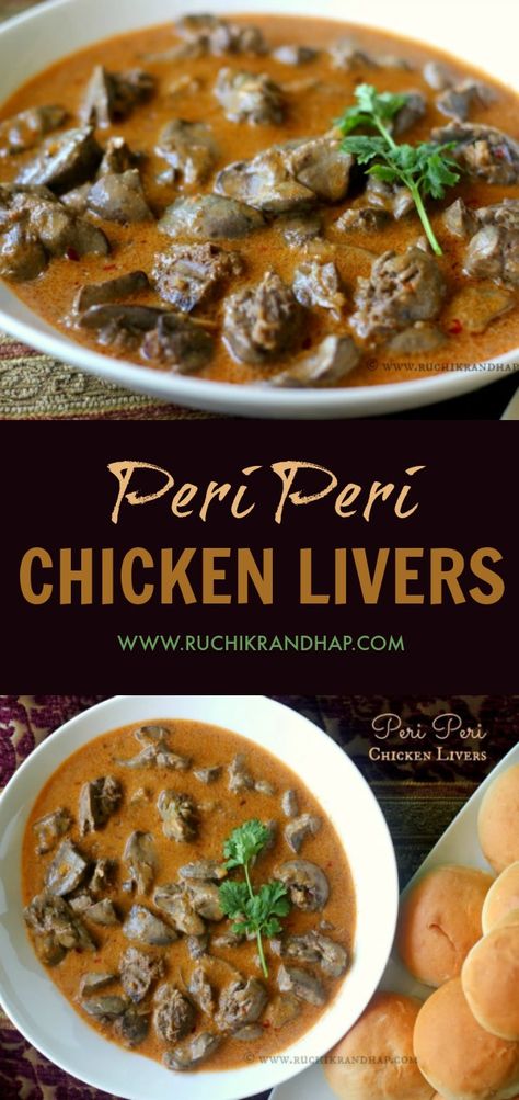 Peri Peri Chicken Livers is a quick way to get delicious food on the table. Perfect for bachelors & novice cooks! #nandosperiperi #ruchikrandhap #periperi #piripiri #periperichickenlivers #nandoschickenlivers #nandos #chickenliverrecipes Chicken Liver And Onions, Peri Peri Chicken Livers, Offal Recipes, Chicken Liver Recipes, Organ Meat, Peri Chicken, Liver And Onions, Peri Peri Chicken, Liver Recipes