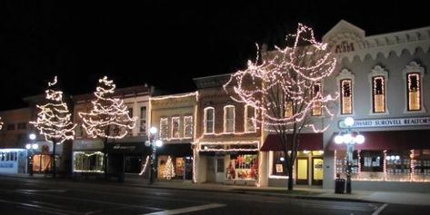 Tecumseh Michigan, Travel Michigan, Beachfront Cottage, Holiday Parades, Old Windmills, Island Park, Michigan Travel, Christmas Town, Charming Christmas